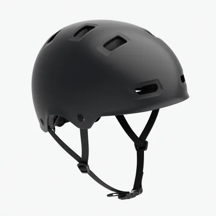 BTWIN Detská cyklistická prilba Move 100 47 – 59 cm čierna S