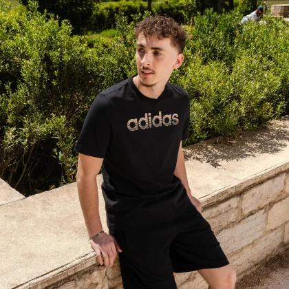 ADIDAS Pánske tričko na fitness čierne 2XL