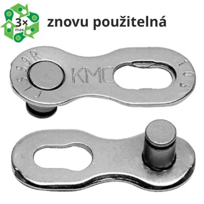 Kmc spojka řetězu 10 speed EPT, balení 2 ks, cena za balení