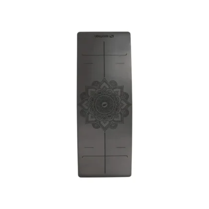 Gumová jogová podložka Sportago Amita 185x68x0,45 cm - šedá