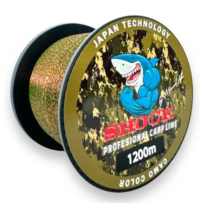 METHOD FEEDER FANS Shock Profesional Carp Line Camo, 1200 m priemer 0,30 mm, nosnosť 9,85 kg