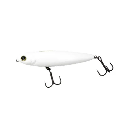 YOZURI Hladinová nástraha Stickbait 3DB Pencil (F) 100 mm - White (AW) bez