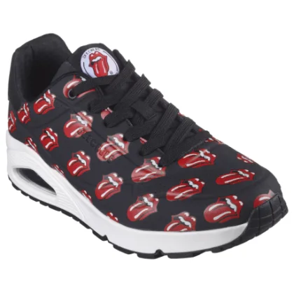 Dámska rekreačná obuv SKECHERS Uno Say It Loud black red
