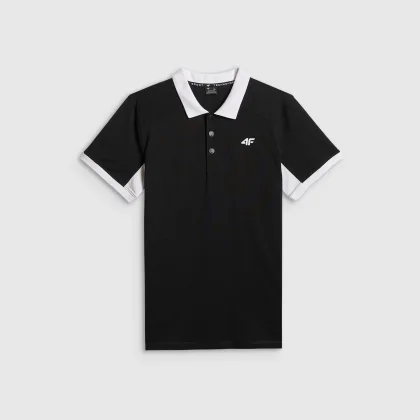 Regular polo tričko pánske - čierne