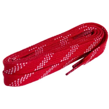 Powerslide Voskované tkaničky MY FIT Waxed Laces Pro Red