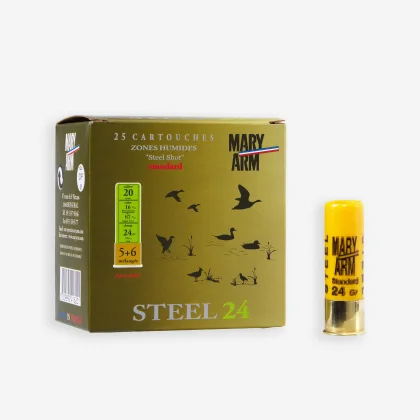 MARY ARM Náboj Cart Mary Steel 24 g kaliber 20/70 brok č. 5/6 25 ks bez