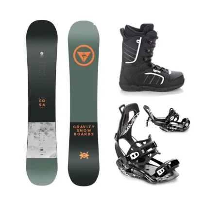 Gravity Cosa 24/25 snowboard + Raven Fastec FT360 black vázání + Raven Target obuv
