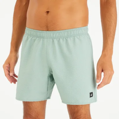 DECATHLON Pánske šortkové plavky 100 kaki L-XL