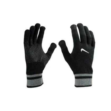 Rukavice NIKE KNIT TECH AND GRIP TG 3.0 GLOVES BLACK SMOKE GREY WHITE