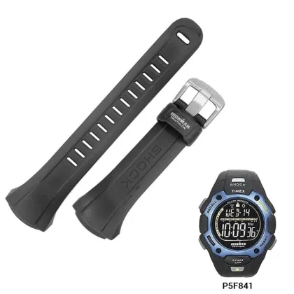 Timex Timex originální gumový řemínek černý