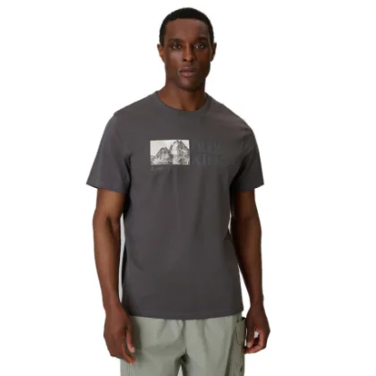 Férfi rövid ujjú póló 4F TSHIRT M3321-24S-MIDDLE GREY