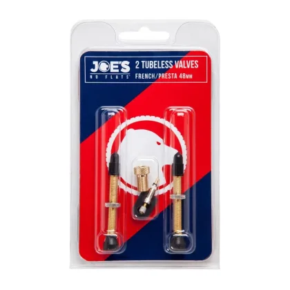 Joes Ventilky 2x Tubeless French/presta Valves 48 Mm