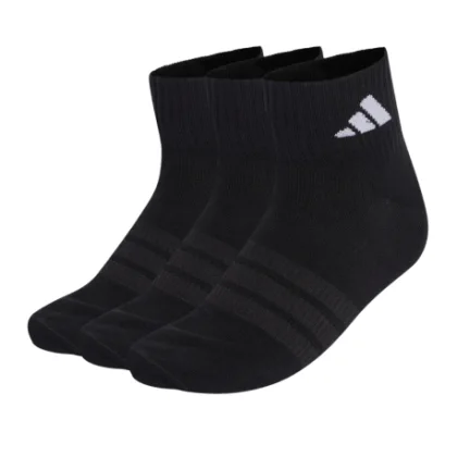 Ponožky ADIDAS 3PACK-T ESS ANK 3P BLACK BLACK WHITE
