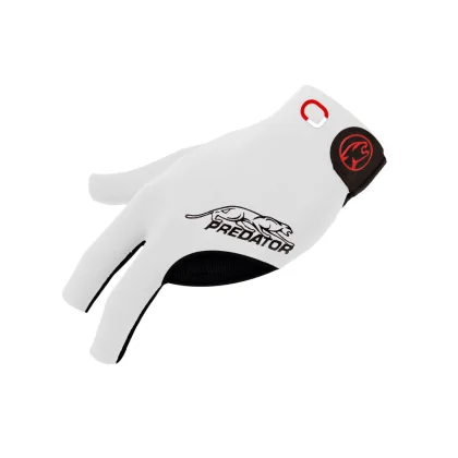 Biliardová rukavica Predator Second Skin, 3-Finger, Jasmin Ouschan White S/M pre pravákov