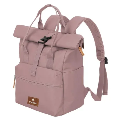 Travelite Basics Short Handle Roll-up Smoky rose batoh