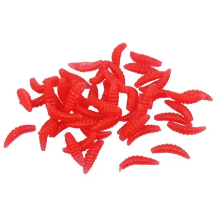 Merco Bait Soft Worms umělí červi 50 ks červená