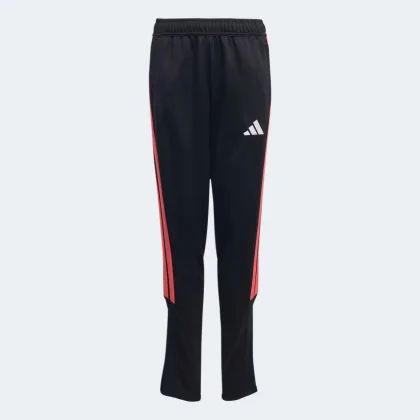 ADIDAS ADIDAS Tiro 26 detské tréningové futbalové tepláky červené 11-12 r (152 cm)