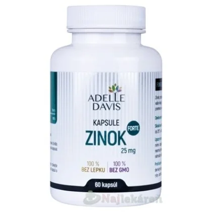 Adelle Davis Zinok Forte 25 mg 60 kapsúl