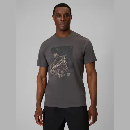 Pánské tričko s krátkým rukávem 4F TSHIRT M2825-24S-MIDDLE GREY
