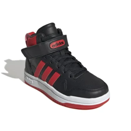 Chlapčenská rekreačná obuv ADIDAS Postmove Mid core black vivid red cloud white