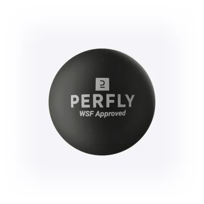 PERFLY Loptičky na squash SB 590 s bielou bodkou 2 ks bez