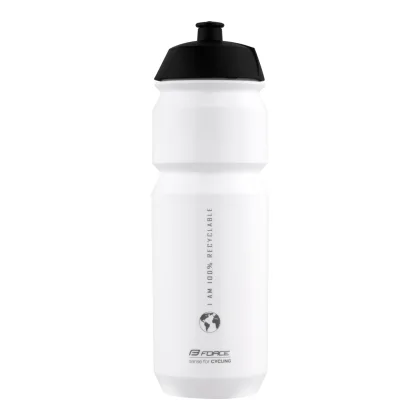 Láhev na kolo FORCE BIO EARTH 0,75 l, white-gray
