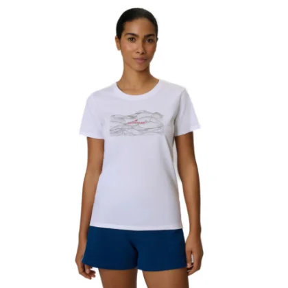 Női rövid ujjú túrázó póló 4F TSHIRT F2785-10S-WHITE
