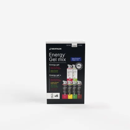 DECATHLON Mix energetických gélov Energy Gel a Energy Gel + 6 ks bez
