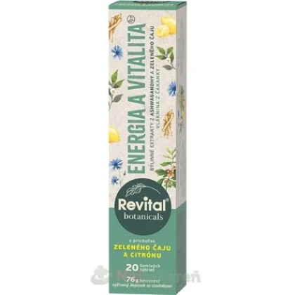 Revital Botanicals Energia a vitalita 20 šumivých tabliet