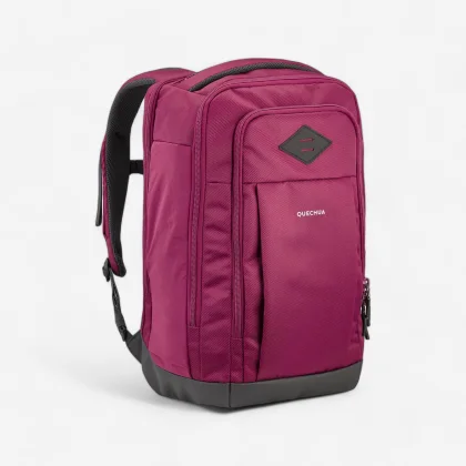 QUECHUA Turistický batoh Escape 500 s množstvom vreciek 23 l fialový 23 l