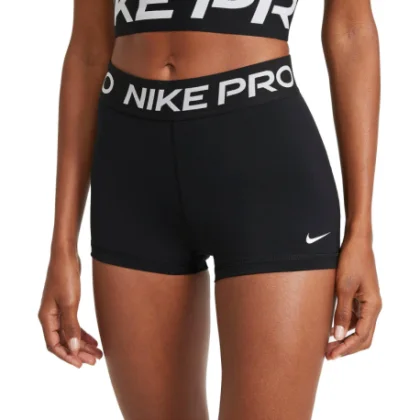 Dámské tréninkové kraťasy NIKE PRO Shorts 010 BLACK WHITE