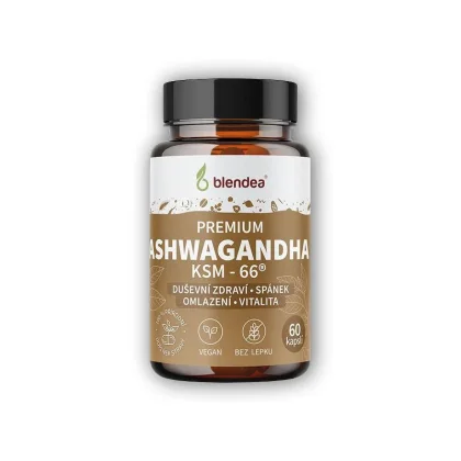 Blendea Ashwagandha KSM-66 60 kapslí