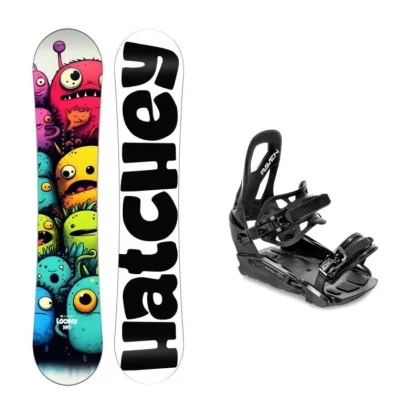 Hatchey Loony dětský snowboard + Raven S230 Black vázání