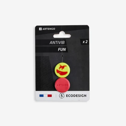 ARTENGO Tenisový tlmič vibrácií Fun červeno-žltý 2 ks bez