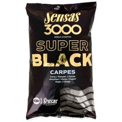 Sensas kŕmenie 3000 Super BLACK 1kg Bremes