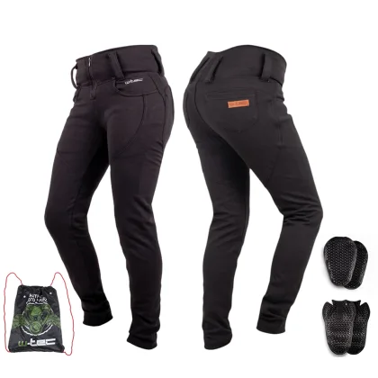 Dámske moto legíny W-TEC Wombutta Farba čierna,