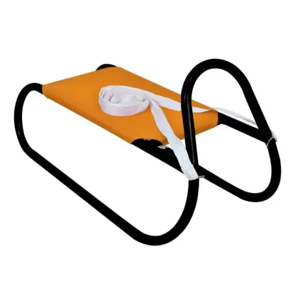 Rulyt Kovové saně 62 cm oranžovo-černé