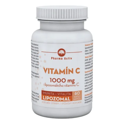 PHARMA ACTIV Lipozomal vitamín C 1000 mg 60 kapsúl