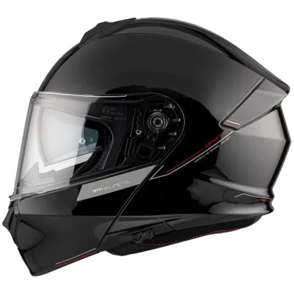 MT Helmets Genesis SV Solid A1 černá lesklá