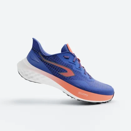 KIPRUN Detská bežecká obuv K500 Fast modro-červená 35