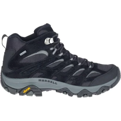 Pánská kotníková turistická obuv MERRELL Moab 3 Mid GTX M black grey