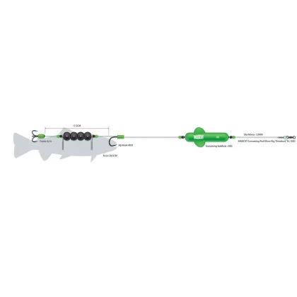 Náväzec MADCAT Adjusta Profi River Rigs Dead Bait