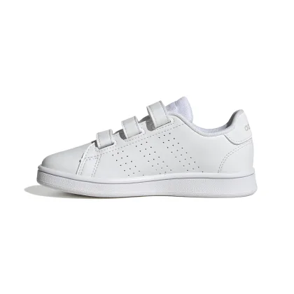 ADIDAS Detské tenisky Adidas Advantage na suchý zips od 28 do 34 biele 29
