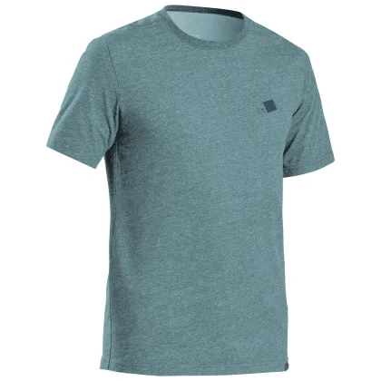 QUECHUA Pánske tričko NH100 krátky rukáv modré 4XL