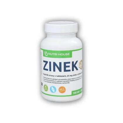 Nutri House Zinek 25mg 100 tablet