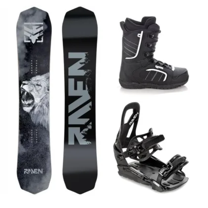 Raven Lion pánský snowboard + Raven S230 Black vázání + Raven Target obuv
