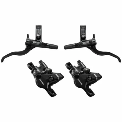Shimano brzda kotoučová Deore MT410 přední a zadní komplet bez kotoučů (zadní J-kit)