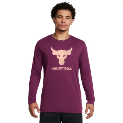 Pánské tričko s dlouhým rukávem UNDER ARMOUR PROJECT ROCK UA PROJECT ROCK BRAHMA BULL LS-PPL