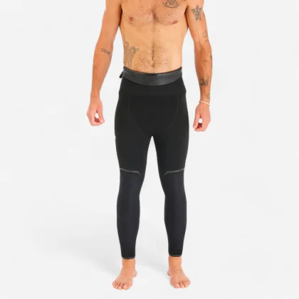 DECATHLON Pánske potápačské neoprénové nohavice 7 mm na podmorský rybolov SPF 900 čierne L
