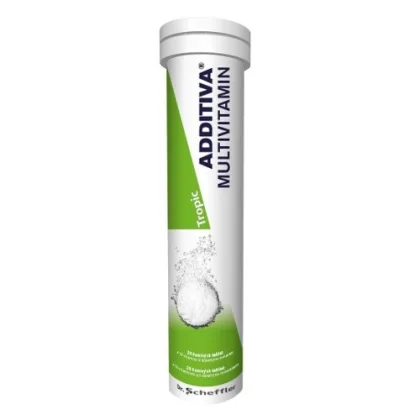 ADDITIVA Multivitamín tropic 20 šumivých tabliet